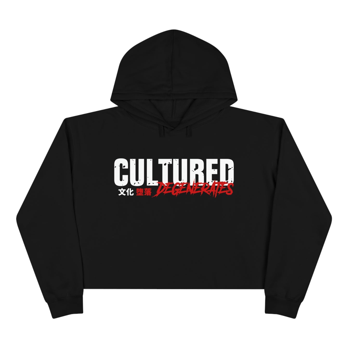 Cultured Degenerates Crop Hoodie