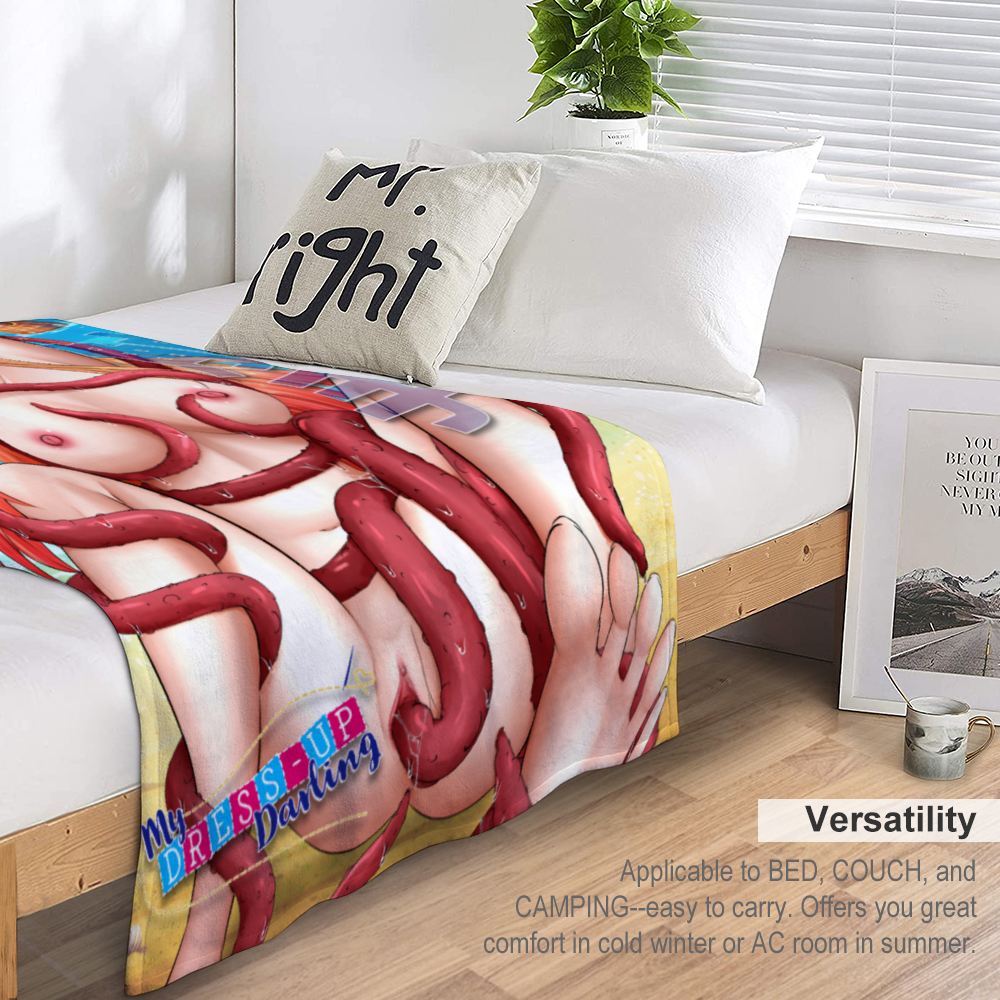 Marin Tentacles NSFW Flannel Blankets