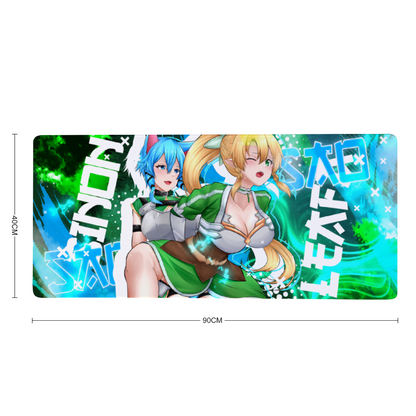 Sinon Leafa Strap-on Desk Mat 16" x 35"