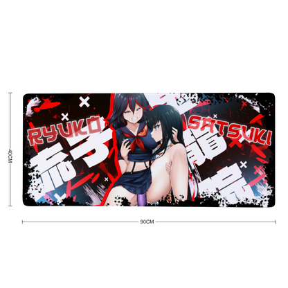 Ryuko Satsuki Strap-on Desk Mat 16" x 35"