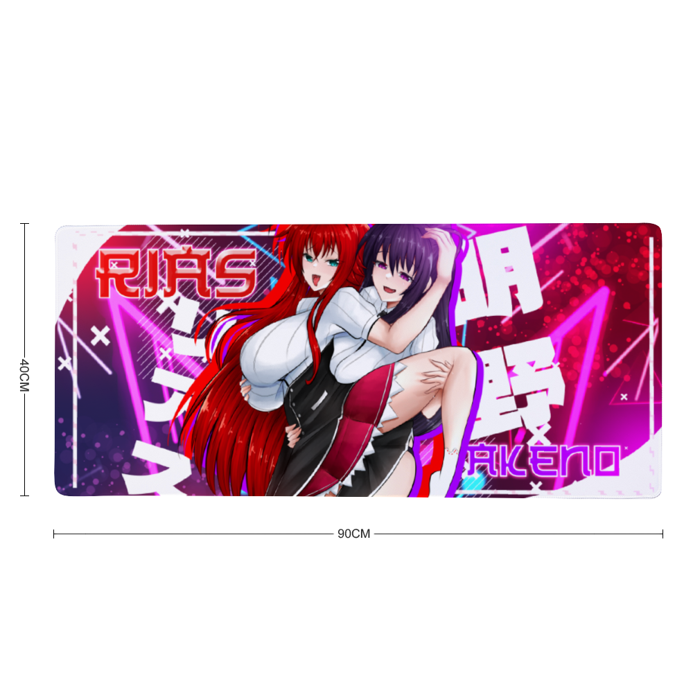 Rias Akeno Strap-on Desk Mat 16