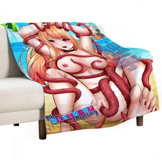 Marin Tentacles NSFW Flannel Blankets