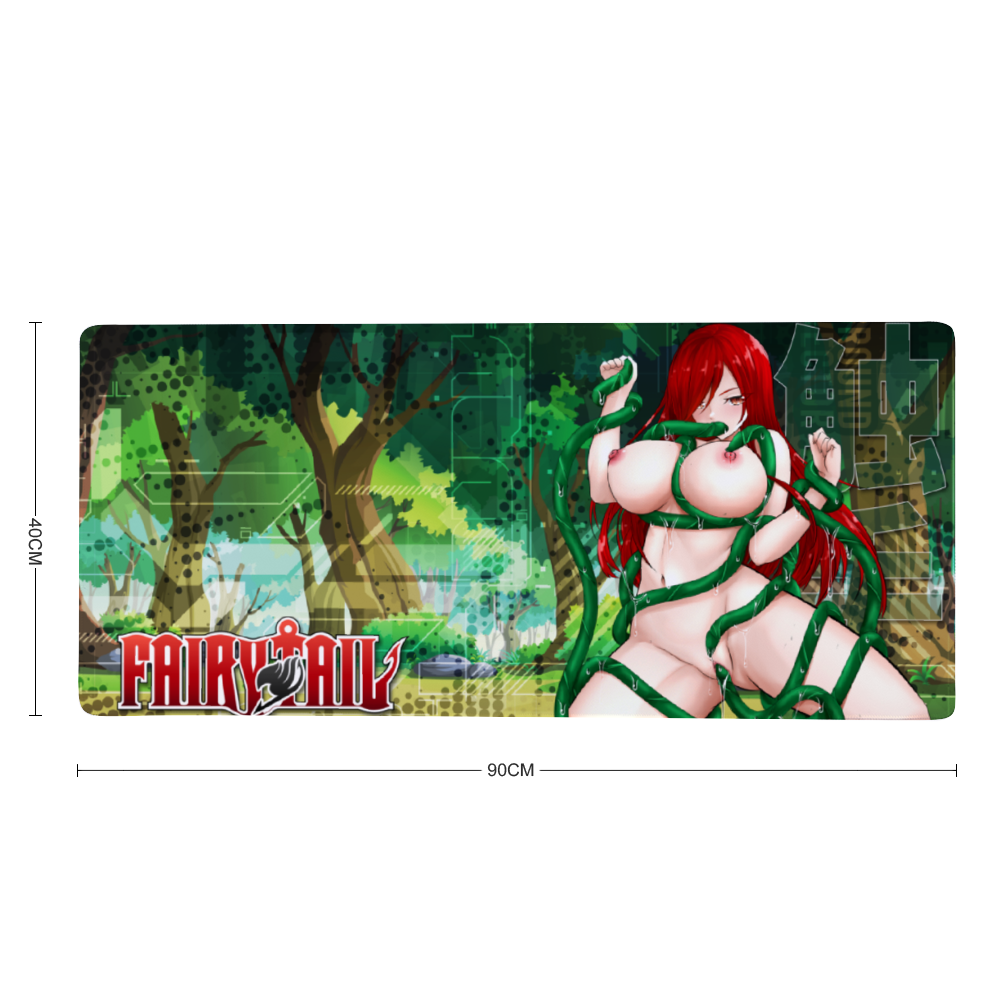 Erza Tentacles NSFW Deskmat 16"x35"