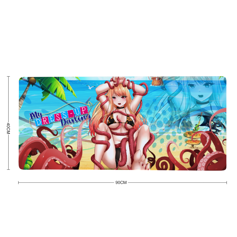 Marin Tentacles Desk Mat 16"x35"