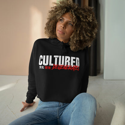 Cultured Degenerates Crop Hoodie