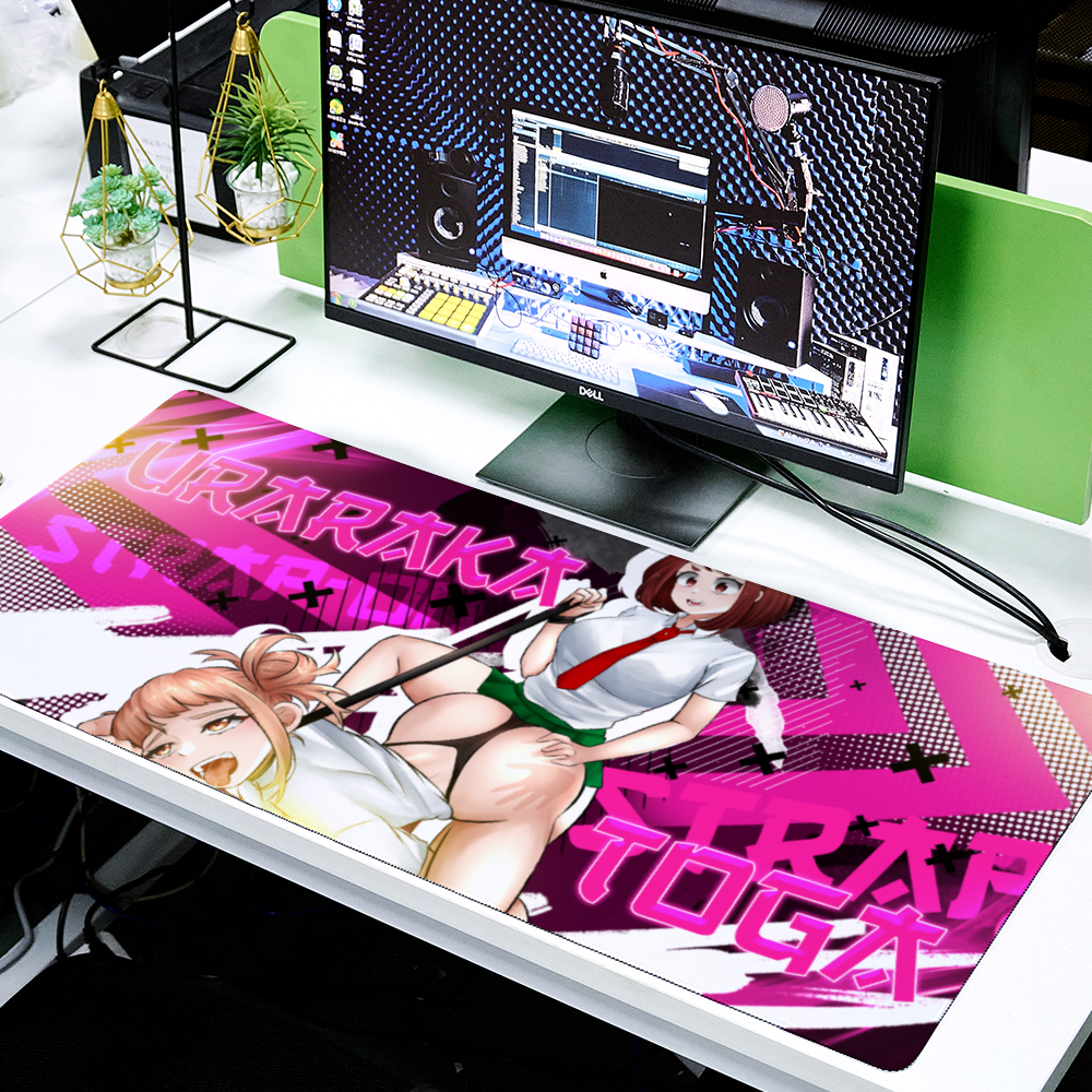 Uraraka Toga Strap-on Desk Mat 16" x 35"