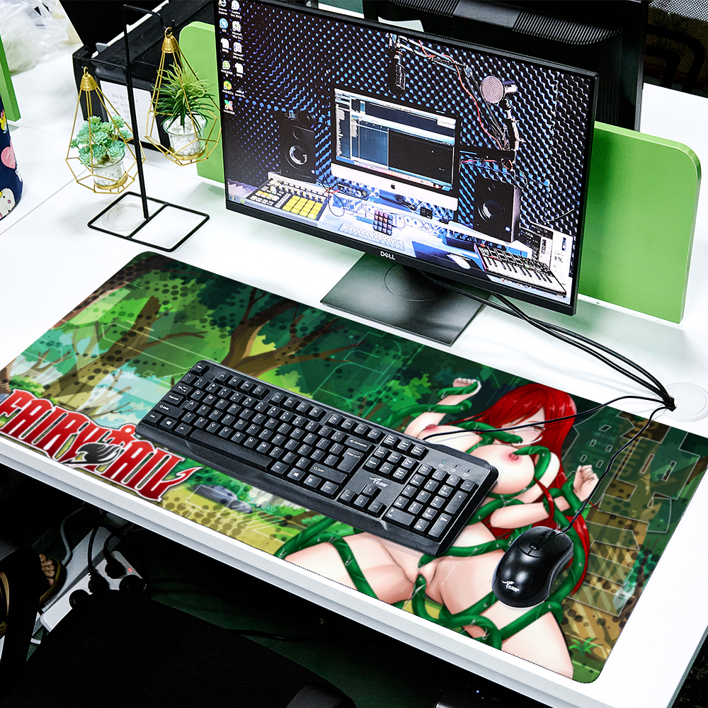 Erza Tentacles NSFW Deskmat 16"x35"