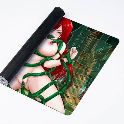 Erza Tentacles NSFW Deskmat 16"x35"