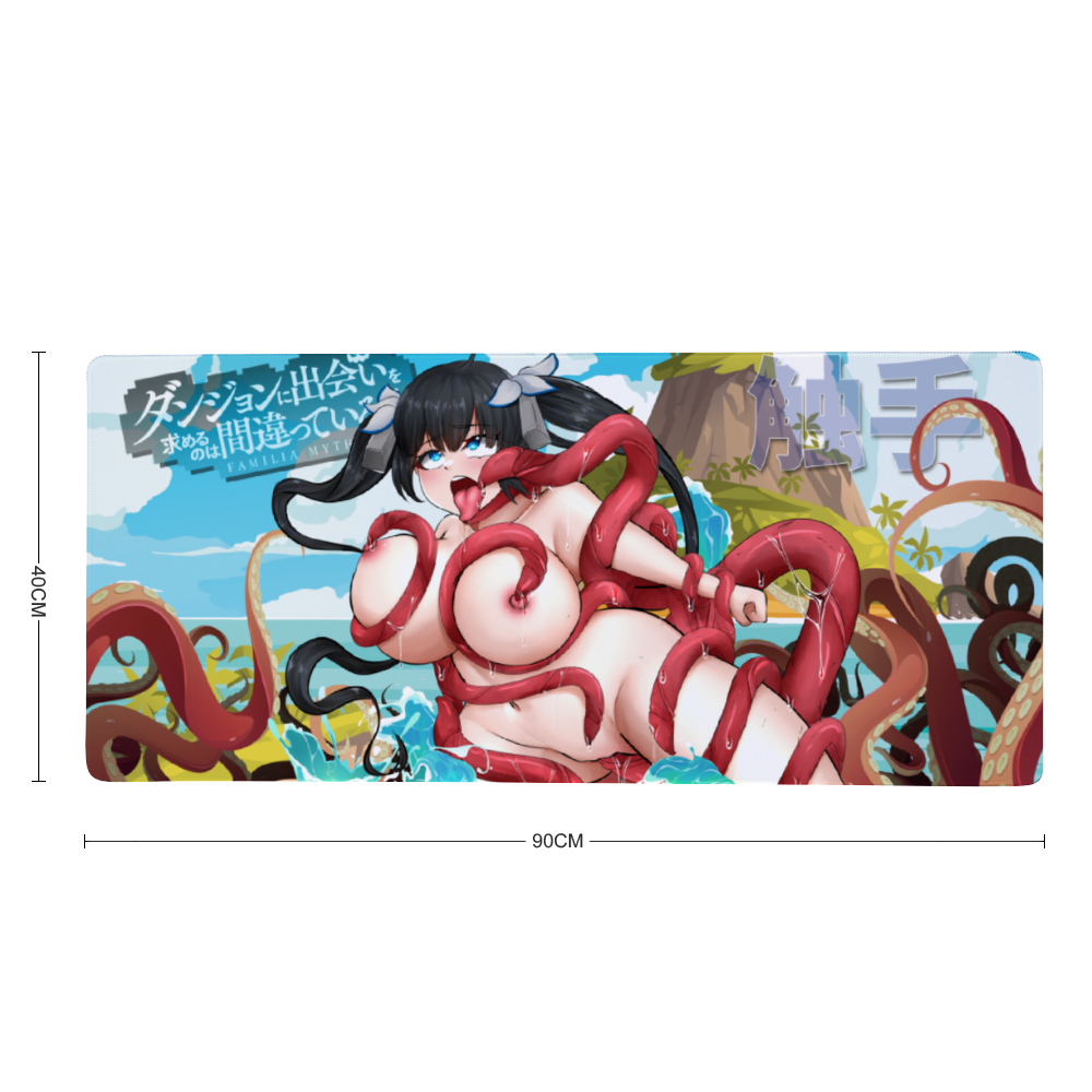 Hestia Tentacles NSFW Desk Mat