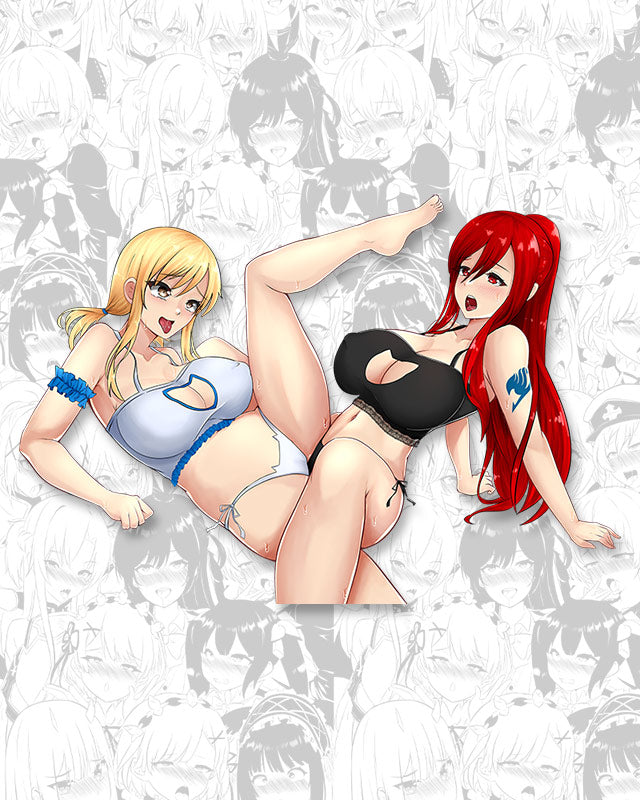 Lucy Erza Scissoring Kiss Cuts